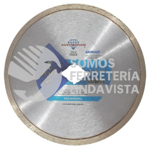 1503 DISCO DE DIAMANTE AZUL RIN CONTINUO EASY-CUT (7"X0 08"X7/8") AUSTRODIAM AUSTROMEX