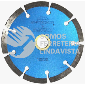 1505 DISCO DE DIAMANTE AZUL SEGMENTADO EASY-CUT (4-1/2"X0 08"X7/8") AUSTRODIAM AUSTROMEX