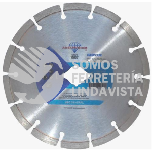 1507 DISCO DE DIAMANTE AZUL SEGMENTADO EASY-CUT (7"X0 08"X7/8") AUSTRODIAM AUSTROMEX