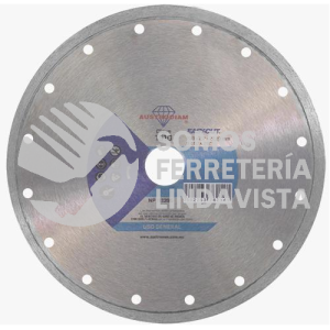 1510 DISCO DE DIAMANTE AZUL RIN CONTINUADO EASY-CUT (9"X0 1"X7/8") AUSTRODIAM AUSTROMEX