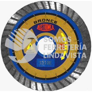 1513 DISCO DE DIAMANTE AZUL TURBO USO GENERAL (4 1/2"X0 08"X7/8") AUSTRODIAM AUSTROMEX
