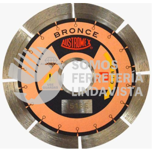 1516 DISCO DE DIAMANTE SEGMENTADO CHIP-CUT (4"X0 08"X7/8") AUSTRODIAM AUSTROMEX
