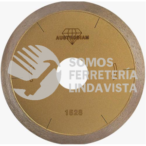 1528 DISCO DE DIAMANTE RIN CONTINUO LAPIDARIO (4"X0 25"X7/8") AUSTRODIAM AUSTROMEX