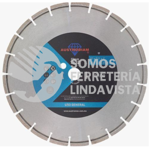 1532 DISCO DE DIAMANTE AZUL SEGMENTADO USO GENERAL (12"X0 11"X1") AUSTRODIAM AUSTROMEX