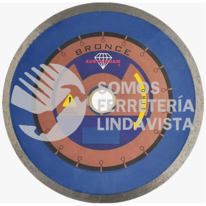 1546 DISCO DE DIAMANTE AZUL RIN CONTINUO USO GENERAL (7"X0 08"X7/8") AUSTRODIAM AUSTROMEX