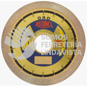 1554 DISCO DE DIAMANTE RIN CONTINUO MATERIALES FRAGILES (4"X0 060"X7/8") AUSTRODIAM AUSTROMEX