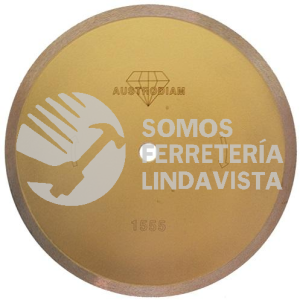 1555 DISCO DE DIAMANTE RIN CONTINUO MATERIALES FRAGILES (10"X0 080"X5/8") AUSTRODIAM AUSTROMEX