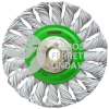 1563 CEPILLO CIRCULAR DE ALAMBRE TRENZADO PLASTIFICADO (4-1/2"X0 020"XMR) TENAZIT