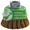 1569 CEPILLO TIPO COPA DE ALAMBRE TRENZADO LATON ANTICHISPA (2-9/16"X0 016"XMR) TENAZIT