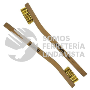 1586 MINICEPILLO MANUAL LATONADO CON MANGO DE MADERA (7-3/4"X7/16") TENAZIT