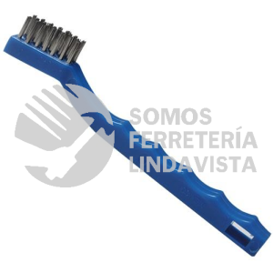 1588 CEPILLO MANUAL INOXIDABLE CON MANGO DE PLASTICO (7-1/4"X1/2") TENAZIT