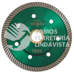 1590 DISCO DE DIAMANTE VERDE TURBO GRANITO (4"X0 04"X7/8") AUSTRODIAM AUSTROMEX