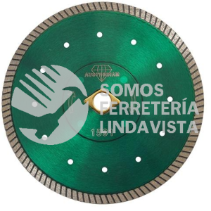 1591 DISCO DE DIAMANTE VERDE TURBO GRANITO (7"X0 060"X7/8") AUSTRODIAM AUSTROMEX