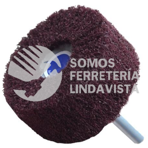 1605 RUEDA DE FIBRA CON VASTAGO GRANO FINO (2"X1"X1/4") TENAZIT