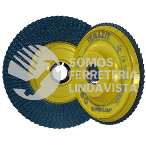 1746 DISCO LAMINADO SUPERLAM TIPO A GRANO 36 (4-1/2"X5/8"-11) TENAZIT