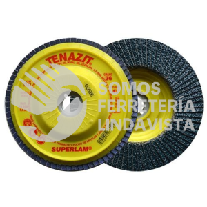 1747 DISCO LAMINADO SUPERLAM TIPO A GRANO 36 (4-1/2"XM14-2) TENAZIT