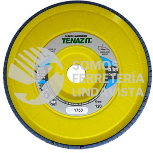 1753 DISCO LAMINADO SUPERLAM TIPO A GRANO 120 (7"X7/8") TENAZIT