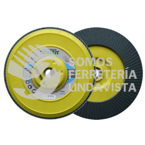 1771 DISCO LAMINADO SUPERLAM TIPO A GRANO 120 (7"X5/8"-11) TENAZIT
