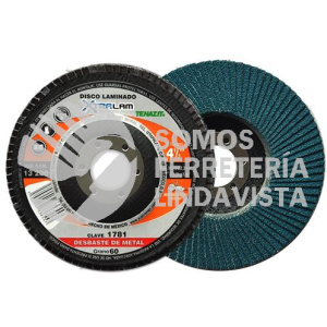 1781 DISCO LAMINADO XTRALAM TIPO 27 GRANO 60 (4-1/2"X7/8") TENAZIT