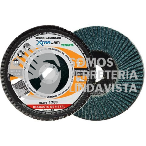 1783 DISCO LAMINADO XTRALAM TIPO 27 GRANO 40 (7"X7/8") TENAZIT