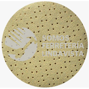 2062 DISCO DE LIJA AUTOADHERIBLE MULTIPERFORADO GRANO 120 5" TENAZIT