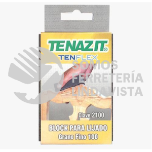 2100 BLOCK PARA LIJADO GRANO 100 4"X2-3/4"X1" TENAZIT