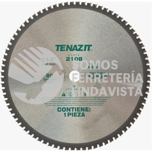 2108 SIERRA METALICA PARA METALES NO FERROSOS 14"X0 090"X1" TENAZIT