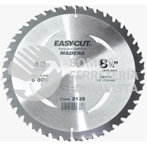 2135 SIERRA METALICA PARA MADERA 40 DIENTES (8-1/4"X0 090"X5/8"-DM) TENAZIT