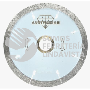 2161 DISCO DE DIAMANTE BLANCO RIN CONTINUO PORCELANATO (4-1/2"X0 060"X7/8") AUSTRODIAM AUSTROMEX