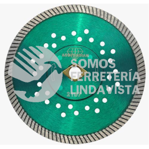 2167 DISCO DE DIAMANTE VERDE TURBO GRANITO (7"X0 100"X7/8") AUSTRODIAM AUSTROMEX