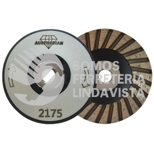 2175 COPA DE DIAMANTE TURBO CUERPO DE ALUMINIO-HULE (4"X5/8"-11) AUSTRODIAM AUSTROMEX