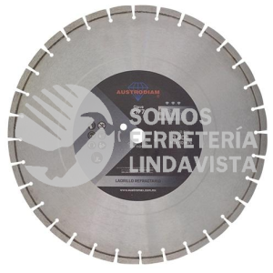2177 DISCO DE DIAMANTE NEGRO SEGMENTADO REFRACTARIO (18"X9/64"X1") AUSTRODIAM AUSTROMEX