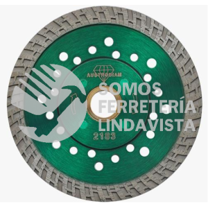 2183 DISCO DE DIAMANTE VERDE TURBO GRANITO (4-1/2"X0 085"X7/8") AUSTRODIAM AUSTROMEX