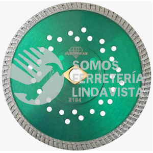 2184 DISCO DE DIAMANTE VERDE TURBO GRANITO (7"X0 100"X7/8") AUSTRODIAM AUSTROMEX