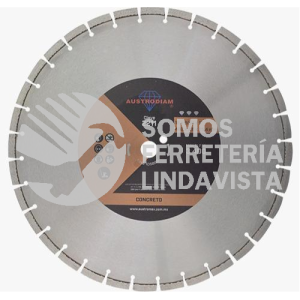 2211 DISCO DE DIAMANTE NARANJA SEGMENTADO CORTE DE CONCRETO CURADO (18"X9/64"X1") AUSTRODIAM AUSTROMEX