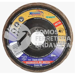 2239 DISCO LAMINADO XTREME POWER PARA METAL GRANO 60 4-1/2"X7//8" TENAZIT