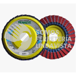 2251 DISCO LAMINADO ZIRCONIO+CERAMICO G40 4-1/2"X7/8" TENAZIT