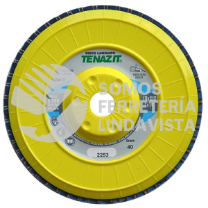 2253 DISCO LAMINADO ZIRCONIO+CERAMICO GRANO 40 7X7/8 TENAZIT