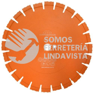 2274 DISCO DE DIAMANTE NARANJA SEGMENTADO (14"X1/8"X1") AUSTRODIAM AUSTROMEX