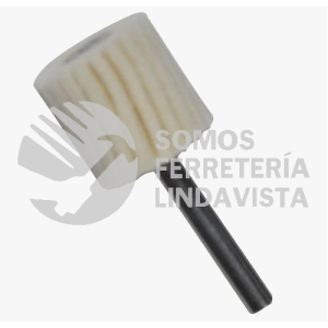 2300 RUEDA FLAP DE FELPA CON VASTAGO 1"X1"X1/4" TENAZIT
