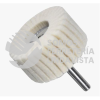 2301 RUEDA FLAP DE FELPA CON VASTAGO 2"X1"X1/4" TENAZIT 
