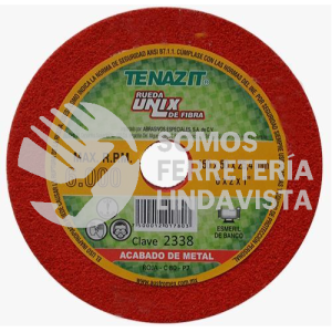 2338 RUEDA ROJA UNX 6"X2"X1" TENAZIT