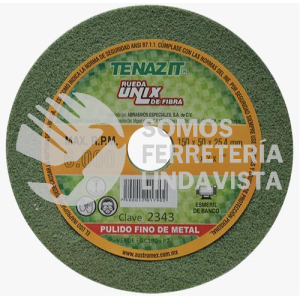 2343 RUEDA VERDE UNIX 6"X2"X1" TENAZIT