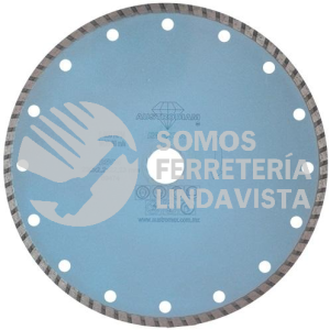 2504 DISCO DE DIAMANTE AZUL TURBO EASY-CUT (9"X1/8"X7/8") AUSTRODIAM AUSTROMEX