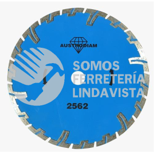 2562 DISCO DE DIAMANTE AZUL PARA USO GENERAL PERFORADO CON ADAPTADOR (9"X0 11"X7/8") AUSTRODIAM AUSTROMEX
