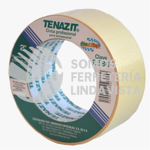 2586 CINTA ADHESIVA MASKING TAPE AMARILLO 2X2165" (48MMX50M) TENAZIT