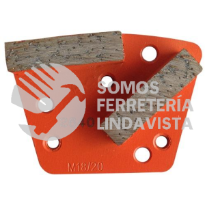 2640 SEGMENTOS DE DIAMANTE PULIDO DE CONCRETO GRANO 18/20 (2-7/8/2"X2") AUSTRODIAM AUSTROMEX