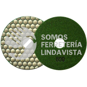 2674 PAD DE DIAMANTE PULIDO EN SECO GRANO 800 (4") AUSTRODIAM AUSTROMEX