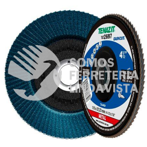 2697 DISCO LAMINADO EASY CUT GRANO ZIRCONIO 4-1/2X7/8" TZS40 TENAZIT