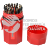 H5129 JUEGO DE 29 BROCAS PREMIUM DE ACERO DE ALTA VELOCIDAD ZANCO 3 PLANOS URREA